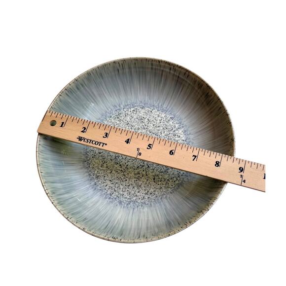 VTG Denby Studio Grey PASTA BOWL 8.5" Gray Speckle Glazed Pottery Dish England - Picture 3 of 6